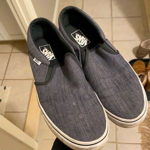 Men’s Grey slip on vans
